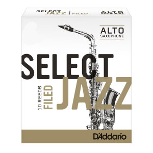 Caja de 10 cañas D'ADDARIO Select Jazz Filed para saxofón alto